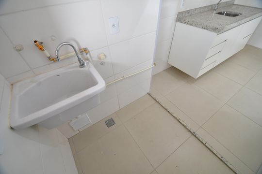 Área de Serviço de apartamento à venda com 2 quartos, 60m² em Loteamento Residencial Vila Bella Dom Pedro, Campinas