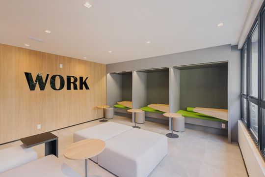 Coworking de apartamento para alugar com 1 quarto, 35m² em Pinheiros, São Paulo