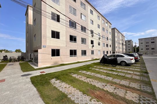 Fachada de apartamento à venda com 2 quartos, 43m² em Vargem Pequena, Rio de Janeiro