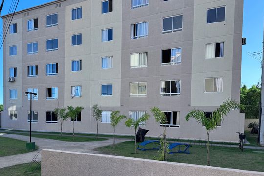 Fachada de apartamento à venda com 2 quartos, 43m² em Vargem Pequena, Rio de Janeiro