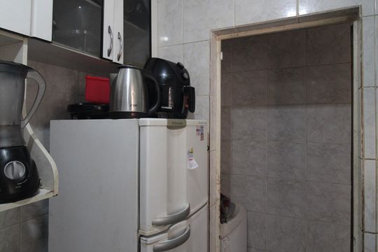 Cozinha e Área de Serviço de casa de condomínio à venda com 3 quartos, 70m² em Jardim Atlântico, Belo Horizonte
