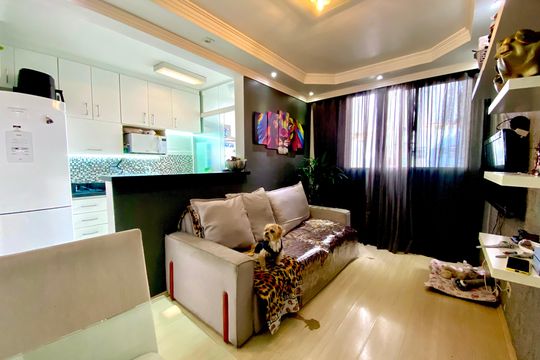 Sala de apartamento para alugar com 2 quartos, 45m² em Centro, Guarulhos