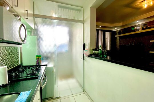 Cozinha de apartamento para alugar com 2 quartos, 45m² em Centro, Guarulhos