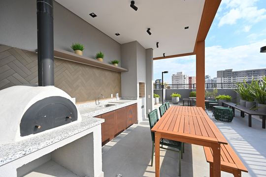 Churrasqueira de apartamento para alugar com 2 quartos, 39m² em Chácara Inglesa, São Paulo