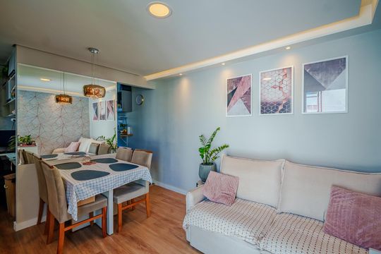 Sala de apartamento à venda com 2 quartos, 44m² em Parque Ipe, São Paulo