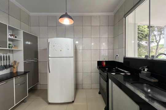 Cozinha de casa à venda com 3 quartos, 280m² em Céu Azul, Belo Horizonte