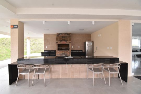 Área comum - Churrasqueira de apartamento para alugar com 2 quartos, 47m² em Bairro Alto, Curitiba