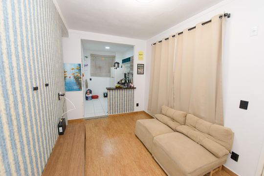 Sala de apartamento para alugar com 2 quartos, 55m² em Barranco, Taubaté
