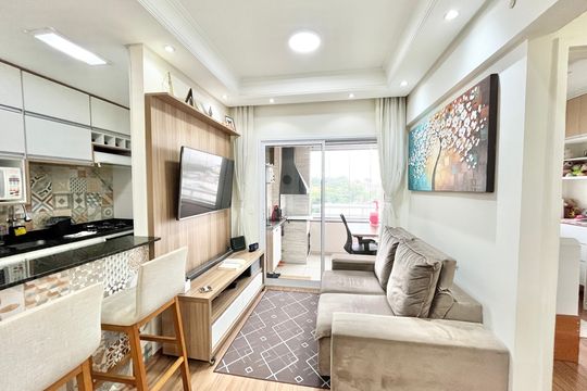 Sala de apartamento à venda com 2 quartos, 52m² em Imirim, São Paulo