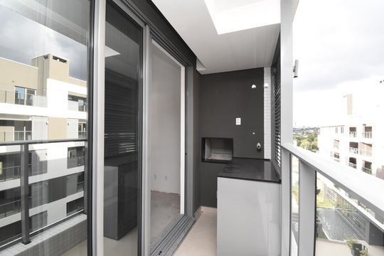 Sacada do Flat de apartamento à venda com 1 quarto, 80m² em Campina do Siqueira, Curitiba