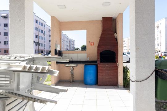 Área comum - Churrasqueira de apartamento à venda com 2 quartos, 48m² em Padre Miguel, Rio de Janeiro
