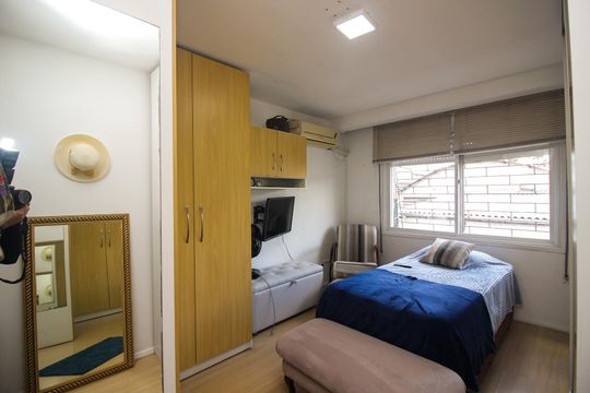 quarto de apartamento à venda com 1 quarto, 49m² em Jardim Botânico, Porto Alegre