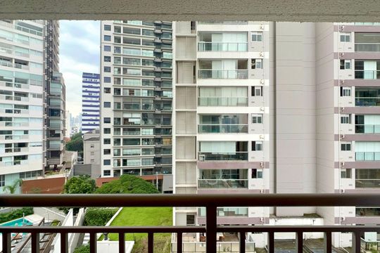 Vista de kitnet/studio para alugar com 1 quarto, 26m² em Pompeia, São Paulo