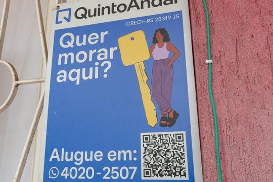 Placa de kitnet/studio para alugar com 1 quarto, 21m² em São José, Canoas