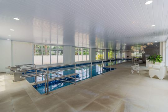 Área comum - Piscina de kitnet/studio à venda com 1 quarto, 36m² em Pinheiros, São Paulo