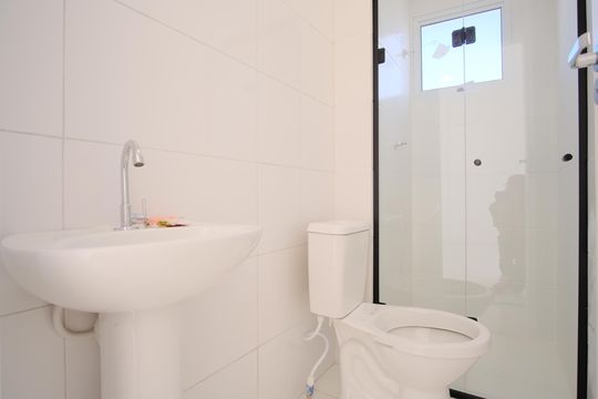 Banheiro de apartamento para alugar com 2 quartos, 36m² em Cidade Mãe do Céu, São Paulo