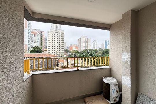 Varanda de apartamento para alugar com 1 quarto, 27m² em Vila Olímpia, São Paulo