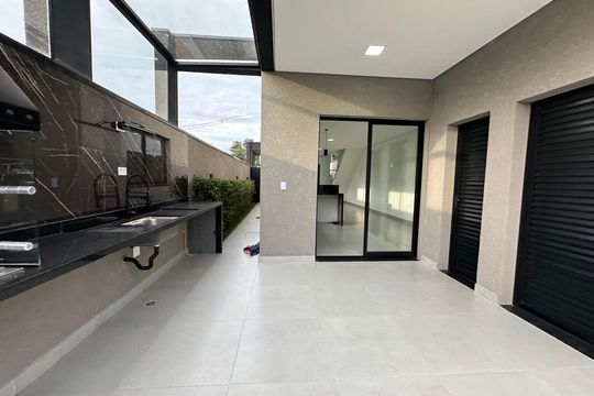 Churrasqueira de casa de condomínio à venda com 3 quartos, 135m² em Parque Jaguari (fazendinha), Santana de Parnaíba