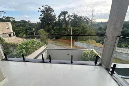 Varanda de casa de condomínio à venda com 3 quartos, 135m² em Parque Jaguari (fazendinha), Santana de Parnaíba