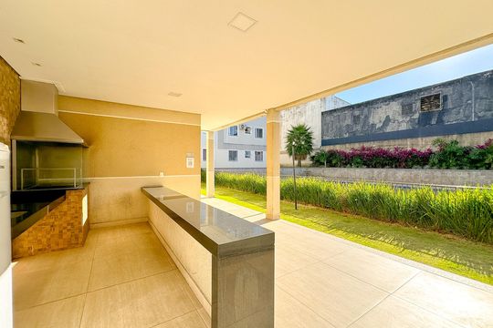 Área comum - Churrasqueira de apartamento para alugar com 2 quartos, 56m² em Serraria, São José