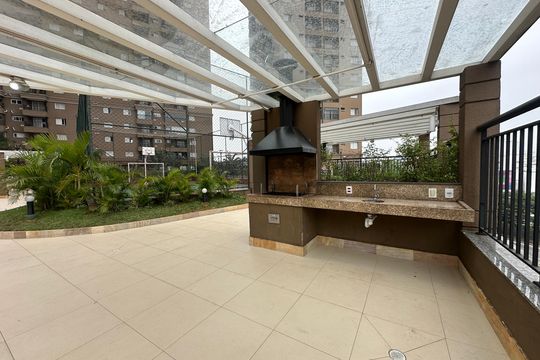 Área comum - Churrasqueira de apartamento para alugar com 3 quartos, 77m² em Jardim Tupanci, Barueri