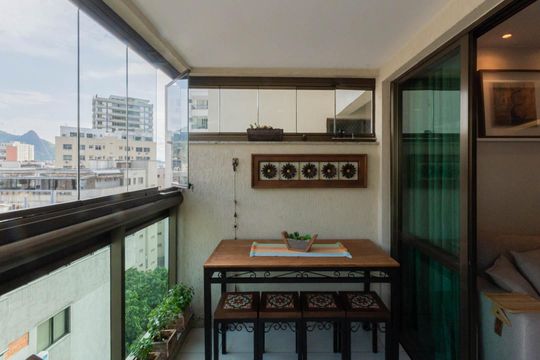 Varanda da Sala de apartamento à venda com 3 quartos, 78m² em Tijuca, Rio de Janeiro