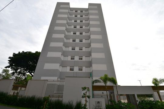 Fachada do Prédio de apartamento para alugar com 2 quartos, 49m² em Fazenda Santa Cândida, Campinas