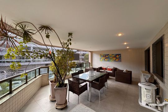 Varanda de apartamento à venda com 3 quartos, 120m² em Recreio dos Bandeirantes, Rio de Janeiro