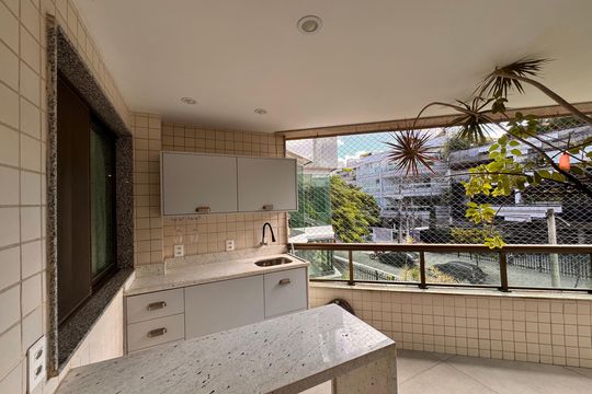 Varanda de apartamento à venda com 3 quartos, 120m² em Recreio dos Bandeirantes, Rio de Janeiro