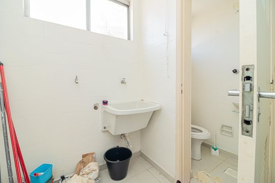 Área de serviço de apartamento à venda com 1 quarto, 46m² em Brooklin, São Paulo