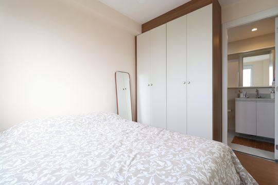 Quarto de apartamento à venda com 1 quarto, 34m² em Barra Funda, São Paulo
