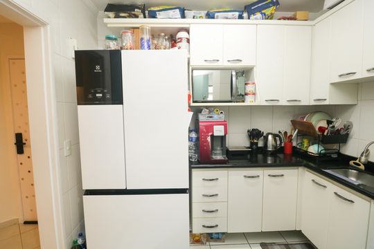 Cozinha de apartamento à venda com 3 quartos, 60m² em Parque Marajoara, Santo André