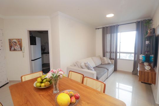 Sala de apartamento à venda com 3 quartos, 60m² em Parque Marajoara, Santo André