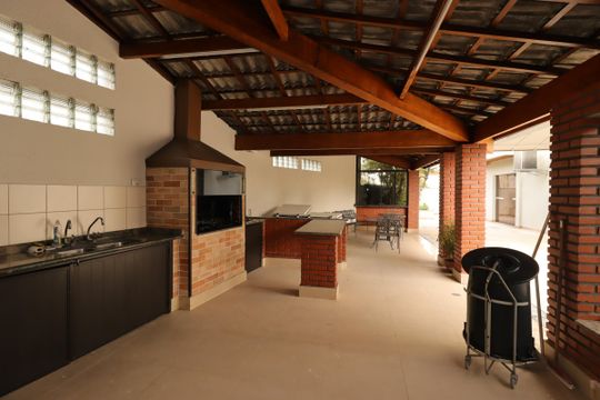 Área Comum - Churrasqueira de apartamento à venda com 3 quartos, 140m² em Vila Assunção, Santo André