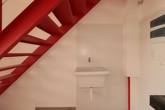 Área de Serviço de apartamento para alugar com 1 quarto, 51m² em Santa Terezinha, Santo André