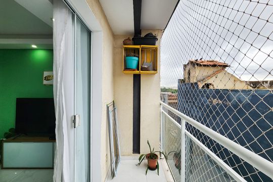 Varanda  de apartamento à venda com 2 quartos, 60m² em Imperial de São Cristóvão, Rio de Janeiro