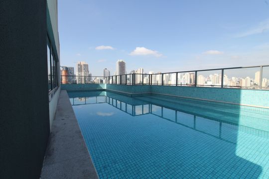 Área comum - Piscina de kitnet/studio à venda com 1 quarto, 22m² em Jardim Aurelia, São Paulo