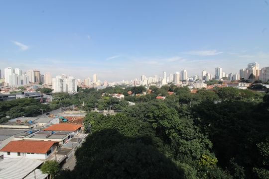 Vista da Varanda do Studio de kitnet/studio à venda com 1 quarto, 22m² em Jardim Aurelia, São Paulo