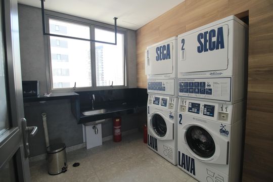 Área comum - Lavanderia de kitnet/studio à venda com 1 quarto, 22m² em Jardim Aurelia, São Paulo