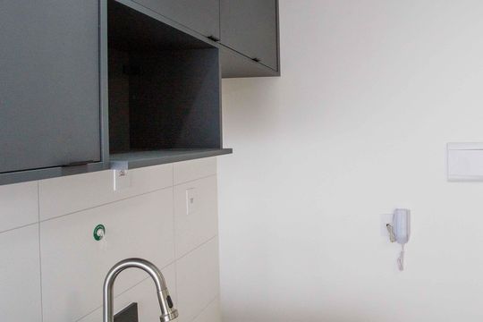 Cozinha de apartamento à venda com 2 quartos, 44m² em Conceição, Diadema