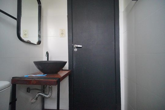 Banheiro de kitnet/studio para alugar com 1 quarto, 35m² em Nova Sapucaia, Sapucaia do Sul