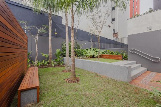 Jardim de apartamento à venda com 3 quartos, 134m² em Pinheiros, São Paulo