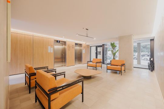 Hall social de apartamento à venda com 3 quartos, 134m² em Pinheiros, São Paulo