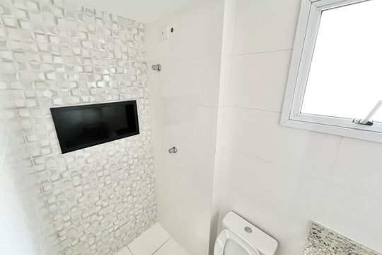Banheiro de apartamento à venda com 2 quartos, 36m² em Jardim São Paulo, São Paulo