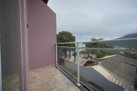 Varanda da Suíte 1 de casa para alugar com 2 quartos, 90m² em Campeche Central, Florianópolis