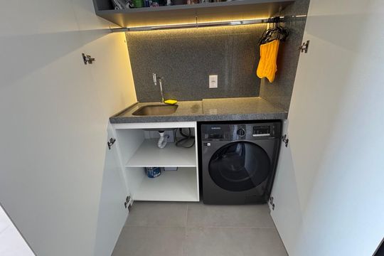 Área de serviço de apartamento para alugar com 1 quarto, 40m² em Águas Claras, Brasília
