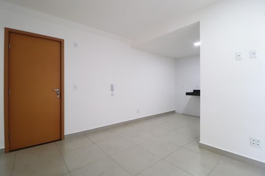 Sala de apartamento para alugar com 2 quartos, 80m² em Novo Mundo, Uberlândia