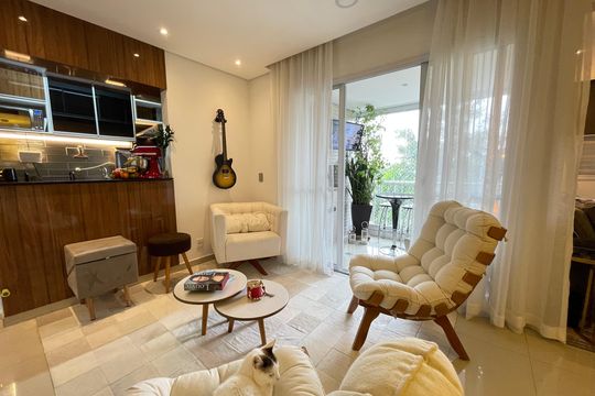 Sala de apartamento à venda com 2 quartos, 87m² em Jaguaré, São Paulo