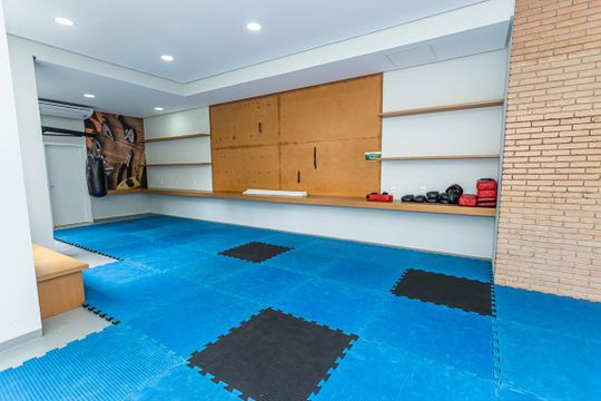 Sala de lutas de apartamento à venda com 2 quartos, 85m² em Jardim Santo Elias, São Paulo