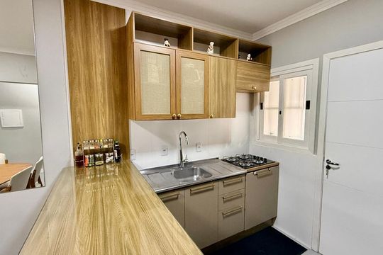 Cozinha de casa à venda com 3 quartos, 82m² em Mato Grande, Canoas